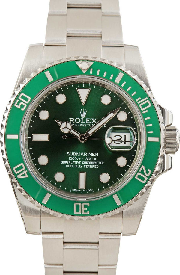 Submariner 116610LV Green Hulk