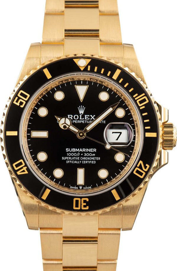 Submariner 126618 Black Chromalight Dial