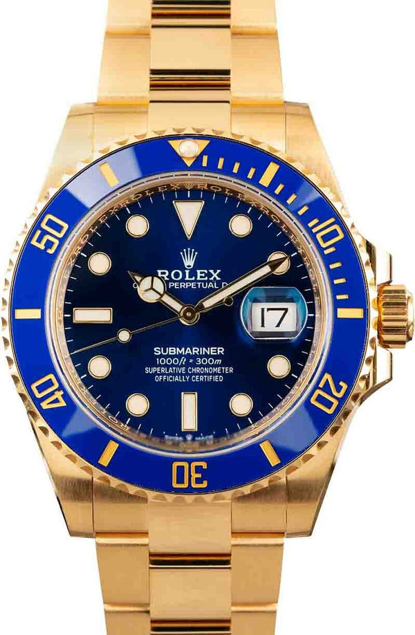 Submariner ref 126618 Blue Dial